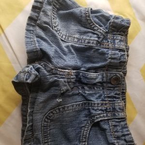 Girls Distressed jean shorts 3T